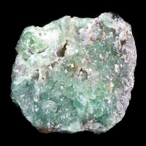 Green Fluorite & Druzy Quartz - Colorado #33372